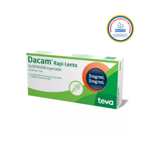 DACAM RAPI-LENTO 3MG/ML SUSP INY X1 AMP (BETAMETASONA) CENABAST