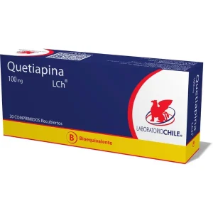 QUETIAPINA 100 MG COMP X30 CHILE (BE)