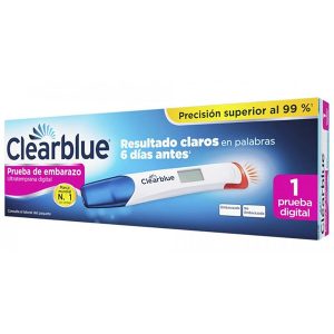 Clearblue – Test de embarazo digital detección rápida 1 ud